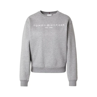 Afbeelding van Tommy Hilfiger Dames MDRN REG CORP LOGO C NK SWTSHRT WW0WW39791 Pullover Sweatshirt, Grijs, XS, Grijs (Mid Grey Heather), XS
