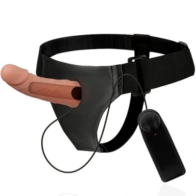 Afbeelding van Harness Attraction Marcos Strap on Hollow Extender Vibrator 15 X 5 Cm