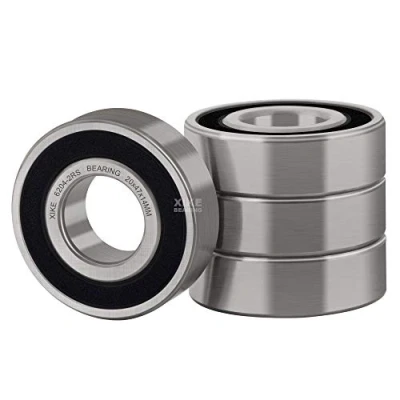 Afbeelding van XiKe 4 Stuks 6204 2RS Afgedicht Kogellager 20x47x14mm Chroomstaal/Voorgesmeerd/Rubber Afdichtingen, 6204RS Groefkogellagers