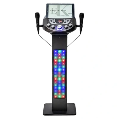 Afbeelding van Easy Karaoke EKS828BT Smart Bluetooth Pedestal karaokesysteem met lichteffecten