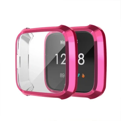 Afbeelding van Fitbit Versa Lite Soft TPU case (volledig beschermd) Fuschia