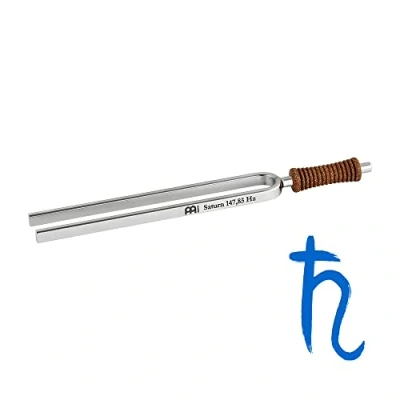 Afbeelding van Sonic Energy Planetary Tuning Fork Saturn (147,85 Hz / D3) Stemvork voor meditatie en therapie vernikkeld staal (TF SA)