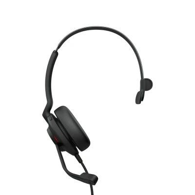 Afbeelding van Jabra Evolve2 30 SE bedrade noise cancelling mono headset met 2 microfoon gesprekstechnologie en USB A kabel werkt alle Unified Communications platforms zoals Zoom Google Meet zwart