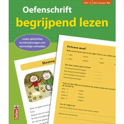 Afbeelding van Deltas Oefenschrift begrijpend lezen AVI:3 AVI nieuw: M4 (groen)