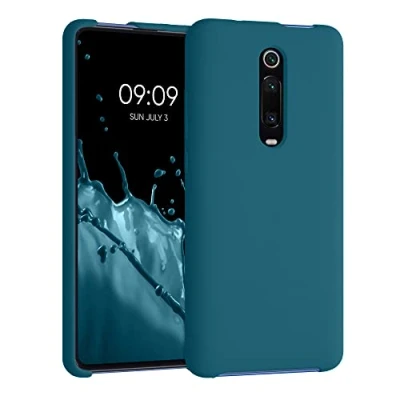 Afbeelding van kwmobile telefoonhoesje compatibel met Xiaomi Mi 9T (Pro) / Redmi K20 hoesje Zachte case voor smartphone Back cover in mat petrol