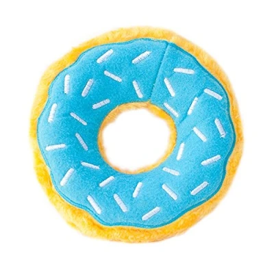 Afbeelding van Zippy Paws ZP257 Donutz Blueberry speelgoed voor dieren honden knuffel speeltje hondenspeelgoed piep bijten