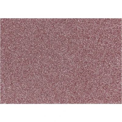 Afbeelding van Creativ Company Opstrijkfolie Glitter Lichtrood, A5