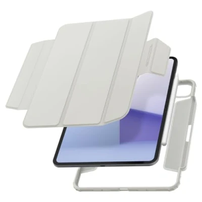 Afbeelding van Spigen AirSkin Pro iPad 11 (2024) Hoes Book Case Grijs