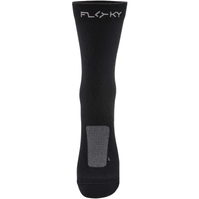 Afbeelding van FLOKY AXSIST Zwart Voetbalsok, Compressie sok, Gripsokken, Antislip, Stabiliteit, Sneller Herstel, Voorkomen Blessures