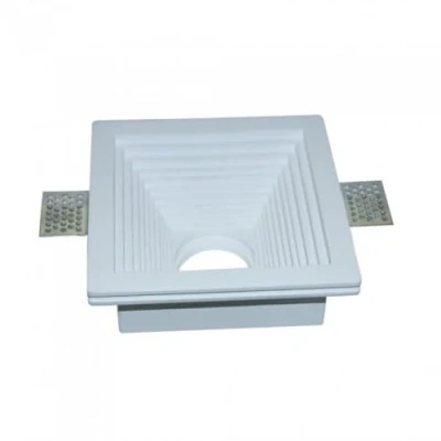 Afbeelding van V tac Inbouwspot Vt 867 Gu10 12 X Cm Gips/staal Wit