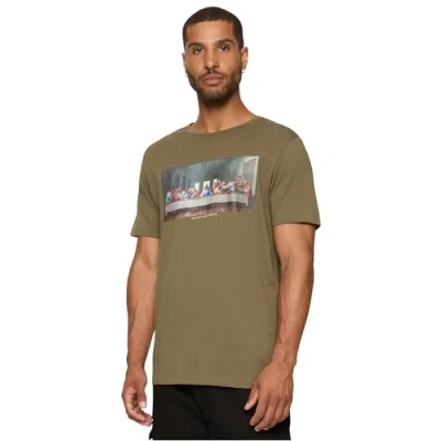 Afbeelding van Mister Tee Can&#039;t Hang With Us Heren T shirt XXL Olijfgroen