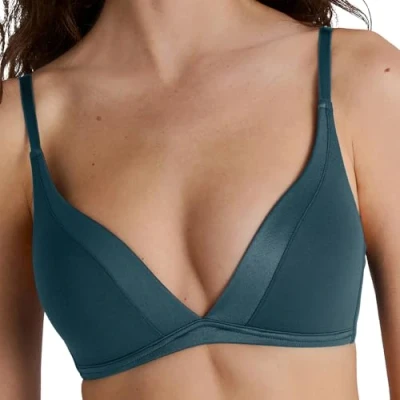 Afbeelding van Calida Tshirt BH, Dames, Maat: 70A, Deep dive petrol