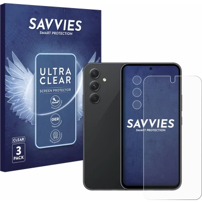 Afbeelding van Savvies (6 Stuks) Schermbeschermer voor Samsung Galaxy A54 5G (Voor+Camera) Screen Protector Ultra Transparant