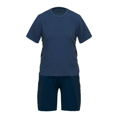 Afbeelding van CECEBA bamboe shortama blauw