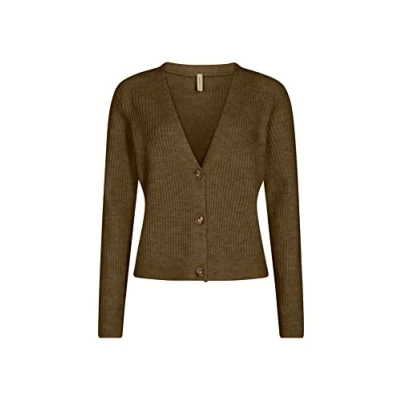 Afbeelding van SOYACONCEPT Dames SC Nessie Sweater, 98525 Spice Brown Melange, klein