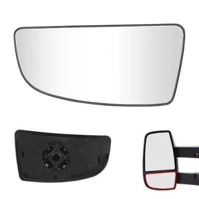 Afbeelding van SENZEAL Vervangende Spiegelglas Linksonder voor Ford Transit MK8 2014 2015 2016 2017 2018 2019 2020 2021 2022 Buitenspiegel Glas 1855103 BK3117C718AB (Linksonder)