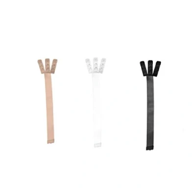 Afbeelding van Bye Bra Low Back Straps 3 Hook Beige/White/Black