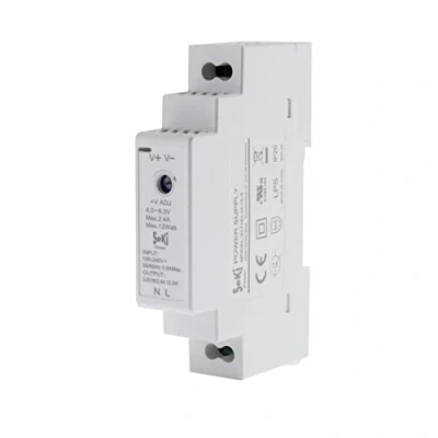 Afbeelding van SeKi DIN rail voeding H 15 5 5V 2,4A 12W voeding, 12 watt (2,4 A)