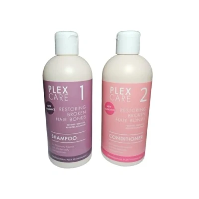 Afbeelding van Plex Care nr. 1 en 2 Professionele technologie, shampoo conditioner voor het herstel van beschadigd haar, x 300 ml