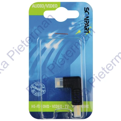 Afbeelding van Scanpart Adapter Hdmi(F) Hdmi(M) Haaks