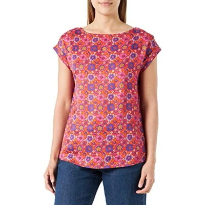 Afbeelding van Seidensticker Schwarze ROSE Blouse, Dames, Maat: 34, Red