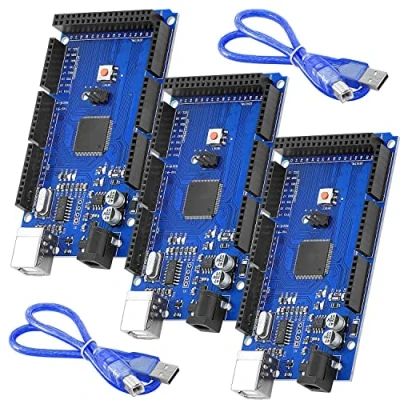 Afbeelding van AZDelivery 3 x AZ Mega 2560 R3 Bestuur met ATmega2560 USB kabel