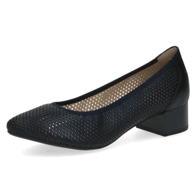 Afbeelding van CAPRICE Dames 9 22501 42 Pumps, Navy Perlato, 41 EU Breed