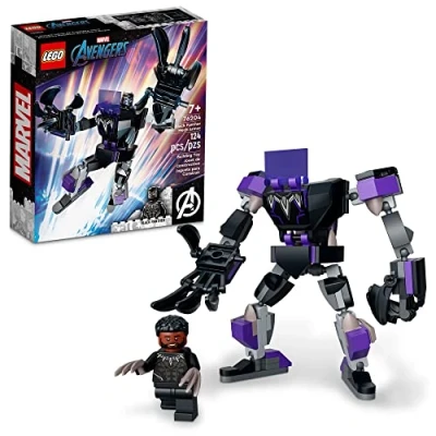 Afbeelding van LEGO Marvel Black Panther Mech Armor 76204 Building Kit; Collectible and Minifigure for Super Hero Kids Aged 7+ (124 Pieces)