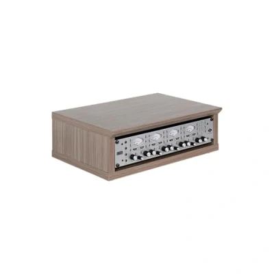 Afbeelding van Gator Frameworks Elite Furniture Series 2U Desktop Studio Rack in Driftwood Grijs afwerking(GFW ELITERK GRY)
