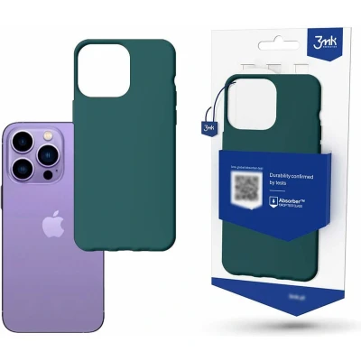 Afbeelding van 3MK Apple iPhone 14 Pro Matte Case lovage (Apple Pro), Smartphonehoes, Groen