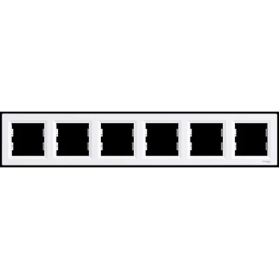 Afbeelding van Schneider Electric Asfora Afdekraam 6V Wit