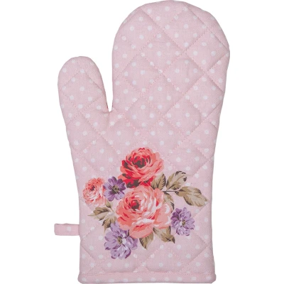 Afbeelding van Clayre &amp; Eef Roze Ovenhandschoen DTR44