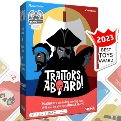 Afbeelding van Verraders aan boord Award Winning Secret Identity Party Game Fun, Strategy and Betrayal Makkelijk te leren, 15 minuten ronde populaire spellen voor 3 8 spelers leeftijden 10 +