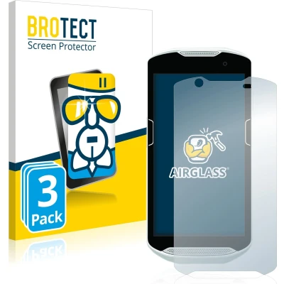 Afbeelding van BROTECT Screenprotector voor Zebra TC52 Folie Beschermfolie Beschermglas transparant (3 Stuks)