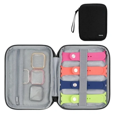 Afbeelding van Apple Watch Organizer smartwatch bandjes &amp; accessoires Small Zwart