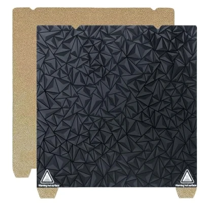 Afbeelding van HysiPrui 3D printer, dubbelzijdig gestructureerd oppervlak, PEI en PEO blad, bouwplaat met warmtebedmat voor Creality K1/Ender 3 S1/Ender S1 Pro/Ender V3 SE/Ender V2/Ender V2 Neo 235 x mm