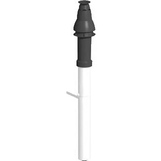 Afbeelding van Burgerhout Skyline 3000 dakdoorvoer alum. Ø 60/100 mm conc. zwart