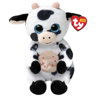 Afbeelding van TY Beanie Babies Bellies Herdley Cow 15 cm 1 stuk