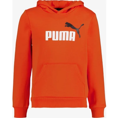 Afbeelding van Puma ESS Col 2 Big Logo kinder hoodie rood Maat 152/158