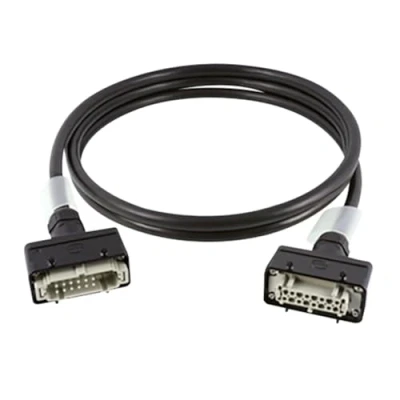 Afbeelding van Contrik CKPE50 AHAH M050 Multicore kabel Harting E16 Zwart