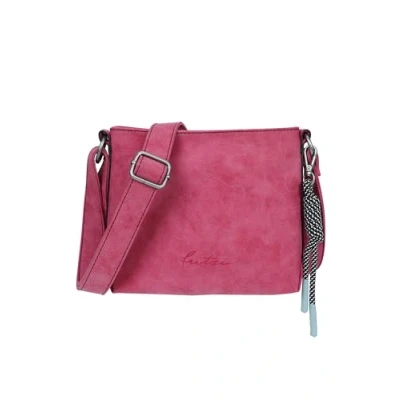 Afbeelding van Fritzi aus Preussen Satchel Big Jive Berry Pink Cross voor dames, grijs/roze (zink/hibiskus)