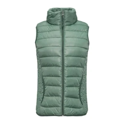 Afbeelding van QS Gesteppte MIT Stehkragen Bodywarmer, Dames, Maat: XS, Minze