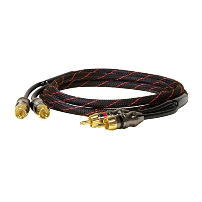 Afbeelding van Dynavox Perfect Sound stereo cinchkabel, vergulde contacten, geschikt voor audio apparaten met cinch aansluitingen zoals versterker, cd speler, AV ontvanger, kleur zwart/rood, lengte 1,5 m