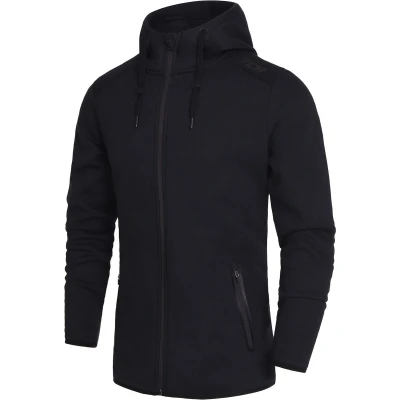 Afbeelding van Revolution Tech Hoodie met Ritszakken voor heren Black Marl (Zwart)