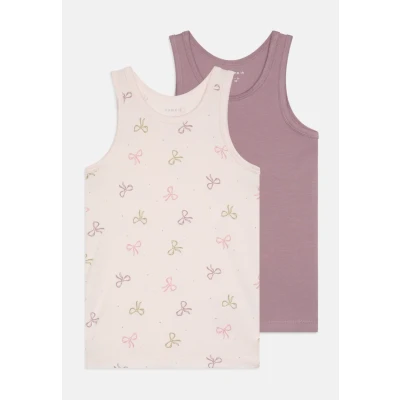 Afbeelding van Name it mini Meisjes Barely Pink Nmftank Top 2P Bow Noos, numeric_92 (verpakking van 2), pink.,