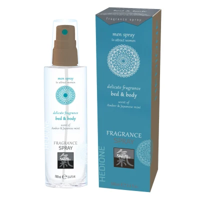 Afbeelding van Shiatsu Feromonen Bed &amp; Body Spray Voor Mannen Amber Japanse Mint