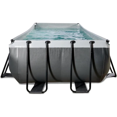 Afbeelding van EXIT zwembad 400x200cm Black Leather
