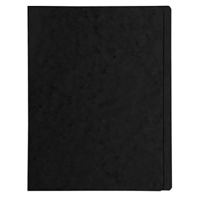 Afbeelding van Snelhechtmap glanska rton 355g A4 zwart per 50