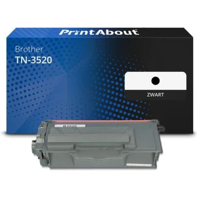 Afbeelding van Huismerk Brother TN 3520 Toner Zwart Extra hoge capaciteit