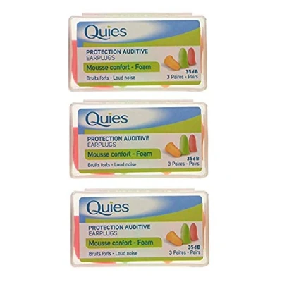 Afbeelding van Quies Protection Auditive Foam Earplugs 35dB Pack van 3 x paar door (gesorteerd)